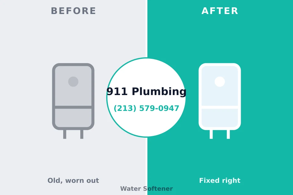 Before and after: plumbing repair Brodheadsville, PA